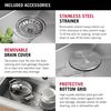 25&rdquo; Workstation Kitchen Sink&nbsp;Drop-In Top Mount&nbsp;16 Gauge&nbsp;Stainless Steel Single Bowl with&nbsp;WorkFlow&trade; Ledge&nbsp;and Accessories